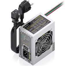 FUENTE ALIMENTACION AISENS SFX 500W CABLE ALIMENTACION OEM PLATA-DI2 FUENTE ALIMENTACION AISENS SFX 500W CABLE ALIMENTACION OEM PLATA