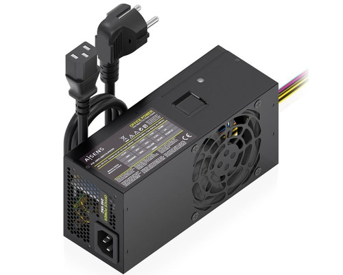 FUENTE ALIMENTACION AISENS TFX 500W CABLE ALIMENTACION OEM NEGRA-DI3 FUENTE ALIMENTACION AISENS TFX 500W CABLE ALIMENTACION OEM NEGRA