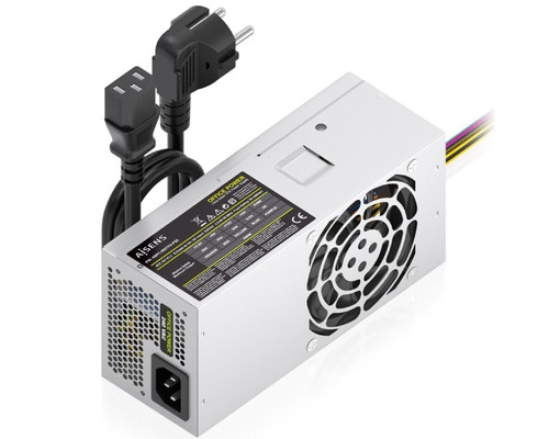 FUENTE ALIMENTACION AISENS TFX 500W CABLE ALIMENTACION OEM PLATA-DI3 FUENTE ALIMENTACION AISENS TFX 500W CABLE ALIMENTACION OEM PLATA