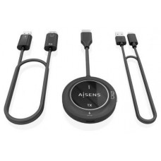 CARGADOR HDMI INALAMBRICO AISENS 1080P 30M NEGRO