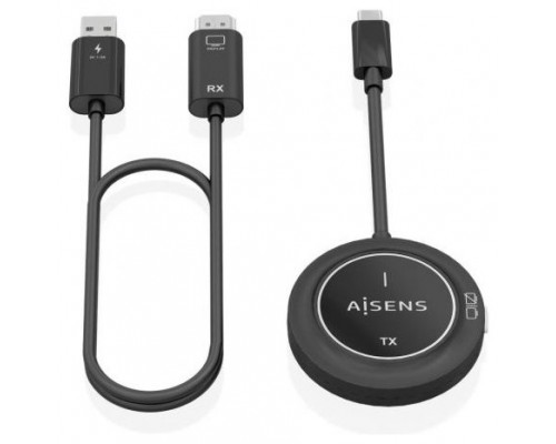 CARGADOR USB-C A HDMI INALAMBRICO AISENS 1080P 30M NEGRO