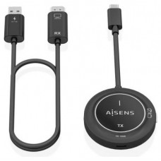 CARGADOR USB-C A HDMI INALAMBRICO AISENS 1080P 30M + USB-C PD 100W NEGRO