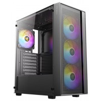 CAJA ANTEC AX65 ARGB ATX NEGRO 4XVENT 120MM 2XUSB SN FUENTE