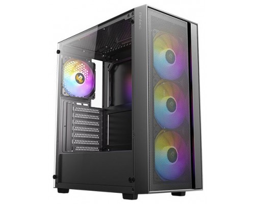 CAJA ANTEC AX65 ARGB ATX NEGRO 4XVENT 120MM 2XUSB SN FUENTE
