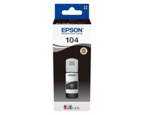 BOTELLA EPSON 104 NEGRO