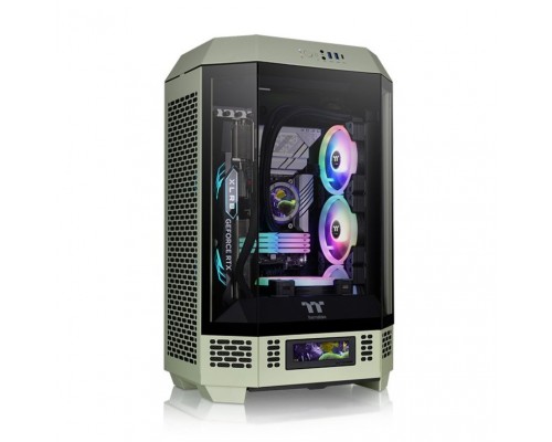 CAJA THERMALTAKE THE TOWER T300 MATCHA GREEN ATX 2XUSB 3.0 SIN FUENTE VERDE