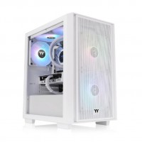 CAJA THERMALTAKE VERSA H16 TG ARGB M-ATX 3XVENTX120 MM SN FUENTE BLANCO