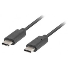 CABLE 2.0 LANBERG USB C MACHO/USB C MACHO 1M NEGRO