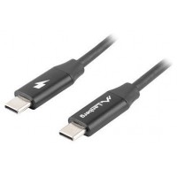 CABLE LANBERG USB C MACHO/MACHO 0.5M QUICK CHARGE NEGRO