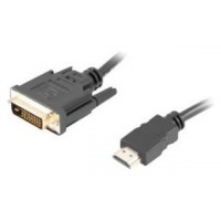 CABLE HDMI LANBERG MACHO/DVI-D 24+1 MACHO 4K DUAL LINK 3M NEGRO