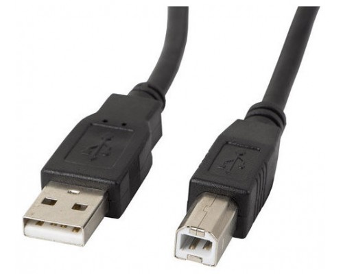 CABLE LANBERG IMPRESORA USB MACHO A USB MACHO CON FERRITA NEGRO 0.5 M