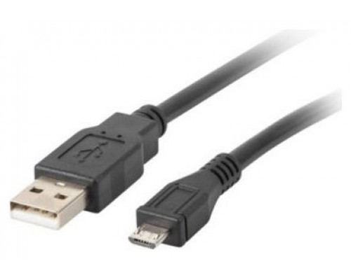 CABLE USB LANBERG 2.0 MACHO/MICRO USB MACHO 1M NEGRO