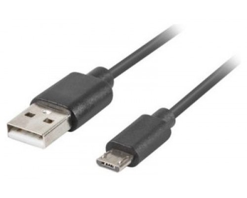 CABLE USB LANBERG 2.0 M/MICRO USB M QUICK CHARGE 3.0 1M NEGRO