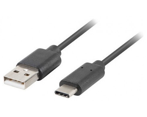 CABLE LANBERG USB C MACHO A USB A 3.1 MACHO 1.8M NEGRO