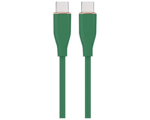 CABLE DE CARGA Y DATOS GEMBIRD (PD) TIPO-C SILICONA ALTA CALIDAD 1,5M VERDE-DI1 CABLE DE CARGA Y DATOS GEMBIRD (PD) TIPO-C SILICONA ALTA CALIDAD 1,5M VERDE