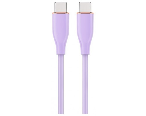 CABLE DE CARGA Y DATOS GEMBIRD (PD) TIPO-C SILICONA ALTA CALIDAD 1,5M MORADO-DI1 CABLE DE CARGA Y DATOS GEMBIRD (PD) TIPO-C SILICONA ALTA CALIDAD 1,5M MORADO