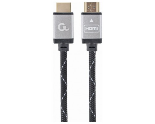 CABLE TRENZADO HDMI 2.0 4K 60HZ GEMBIRD SELECT PLUS SERIES CON ETHERNET 2M NEGRO