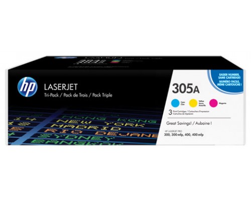 TONER HP 305A TRICOLOR 2600PAG