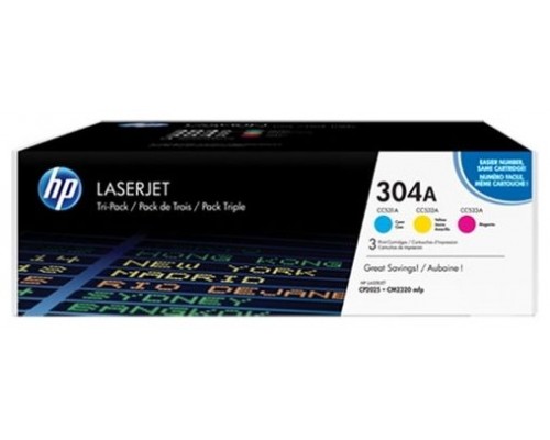 TONER HP 304A PACK 3