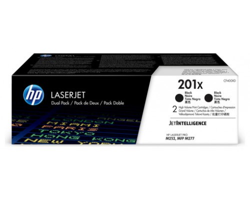 TONER HP 201X PACK AHORRO NEGRO X 2