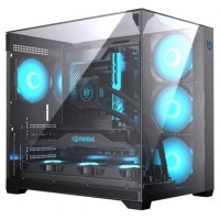 CAJA ATX HIDITEC GAMING SKY BLACK USB 3.1 TYPE-C