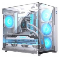 CAJA ATX HIDITEC GAMING SKY WHITE USB 3.1 TYPE-C