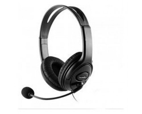 AURICULARES COOLBOX COOLCHAT U1 NEGRO MICROFONO ALAMBRICO USB