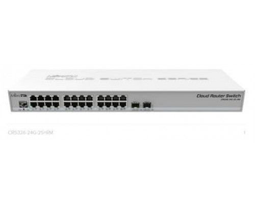 SWITCH MIKROTIK CRS326-24G-2S+RM