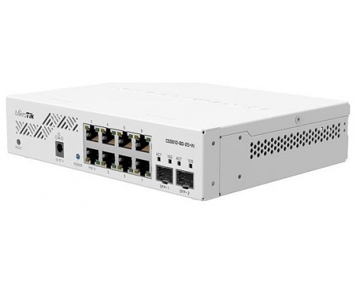 SWITCH MIKROTIK CSS610-8G-2S+IN