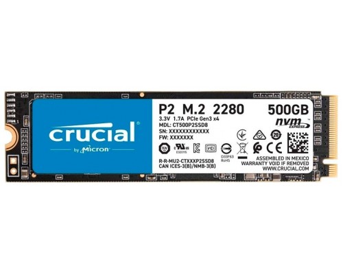 SSD CRUCIAL P2 500GB M2
