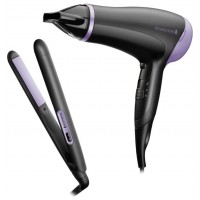 SET SECADOR PLANCHA DEL PELO REMINGTON STYLE ESSENTIALS IONICO Y CERAMICO