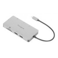 DOCKING STATION TARGUS TIPO C A 2x HDMI 2.0 2x USB-A PLATA