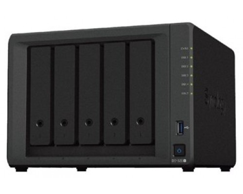 NAS SYNOLOGY  DS1522+ TORRE ETHERNET NEGRO R1600