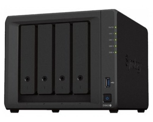 NAS SYNOLOGY DS923+ 4 BAHIAS 3,5" DDR4 4GB RAM MÁXIMO SOPORTADO 32GB