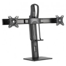 SOPORTE DE MESA PRO AISENS CONTRAPESO GIRA E INCLI 2 MONITORES 17"-27" 6KG NEGRO