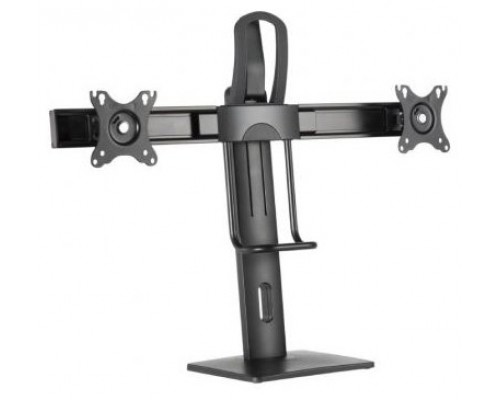 SOPORTE DE MESA PRO AISENS CONTRAPESO GIRA E INCLI 2 MONITORES 17"-27" 6KG NEGRO