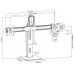 SOPORTE DE MESA PRO AISENS CONTRAPESO GIRA E INCLI 2 MONITORES 17"-27" 6KG NEGRO