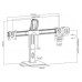 SOPORTE DE MESA PRO AISENS CONTRAPESO GIRA E INCLI 2 MONITORES 17"-27" 6KG NEGRO