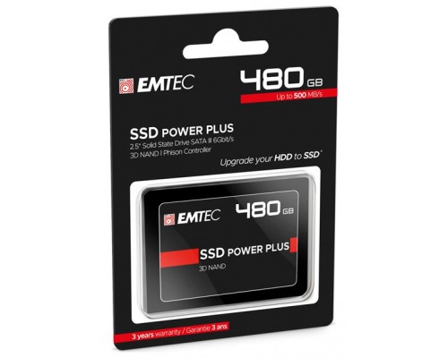 DISCO SSD EMTEC 480GB 3D NAND PHISON