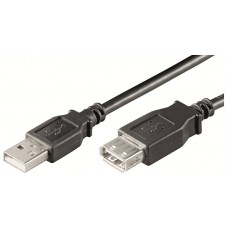 CABLE DE EXTENSION USB 2.0 A A A M/F, AWG28, DE 1,0 METRO.
