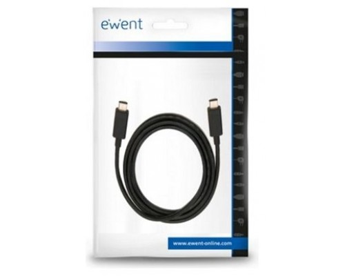 CABLE EWENT USB 3.2 GEN1 TYPE C SUPERSPEED 10GBPS 5A VIDEO DISPLAY 4K 60HZ 1M