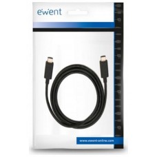 CABLE EWENT USB 3.2 GEN2X2 TYPE C 20GBPS SUPERSPEED 5A 4K 60HZ VIDEO DISPLAY 1M