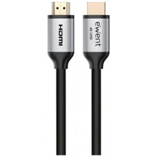 CABLE EWENT HDMI 2.0 PREMIUM HIGH SPEED CON ETHERNET NEGRO M/M 1,8M 4K 60HZ