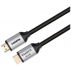 CABLE EWENT HDMI 2.0 PREMIUM HIGH SPEED CON ETHERNET NEGRO M/M 3M 4K 60HZ