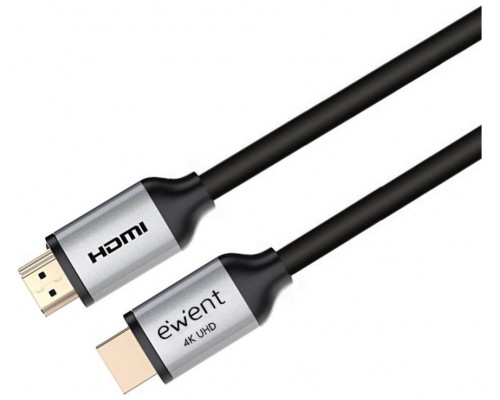 CABLE EWENT HDMI 2.0 PREMIUM HIGH SPEED CON ETHERNET NEGRO M/M 3M 4K 60HZ