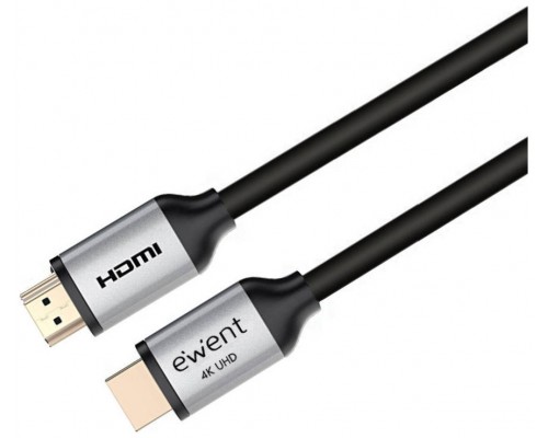 CABLE HDMI 2.0 EWENT PREMIUM HIGH SPEED CON ETHERNET NEGRO M/M 3M 4K 60HZ