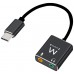 CABLE ADAPTADOR AUDIO EWENT USB C A 2 JACK 3,5 mm AURICULAR Y MICRO