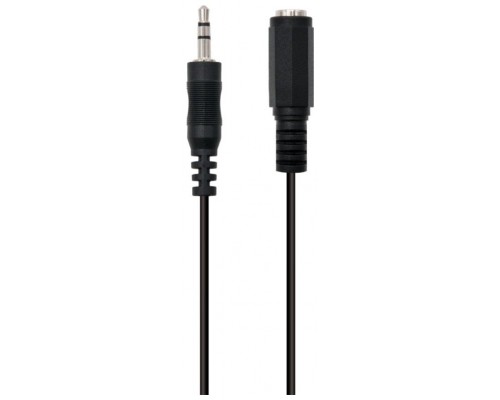 CABLE DE AUDIO ESTEREO DE 3,5 MM M A 3,5 MM F DE 2,0 METROS