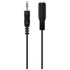 CABLE DE AUDIO ESTEREO DE 3,5 MM M A 3,5 MM F DE 3,0 METROS.