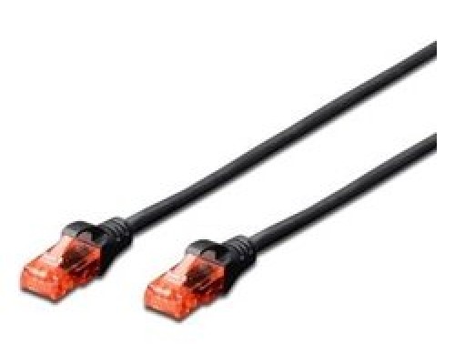 CABLE RED EWENT CAT6 U/UTP 3M NEGRO